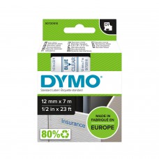 DYMO D1 Juostelė 12mm x7m / mėlynas ant skaidrios (45011 / S0720510)