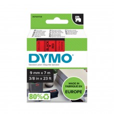 DYMO D1 Tape 9mm x 7m / black on red (40917 / S0720720)