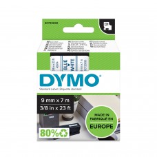 DYMO D1 Juostelė 9mm x 7m / mėlynas ant baltos (40914 / S0720690)