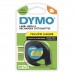 DYMO LetraTag Plastic Tape 12mm x 4m / black on yellow (S0721570 / S0721620) - 10 pcs.