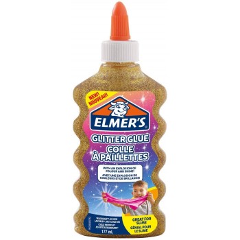 Elmer's Glitter Glue klej z brokatem złoty - 2077251