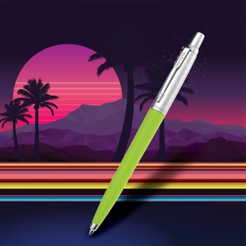 2 x Parker Jotter Originals 80's Retro Wave lodīšu pildspalva zaļa + tirkīza - 2186315