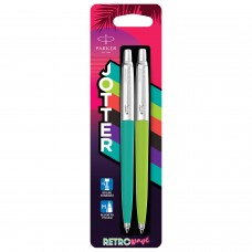 2 x Parker Jotter Originals 80's Retro Wave lodīšu pildspalva zaļa + tirkīza - 2186315 2 x Parker Jotter Originals 80's Retro Wave lodīšu pildspalva zaļa + tirkīza - 2186315