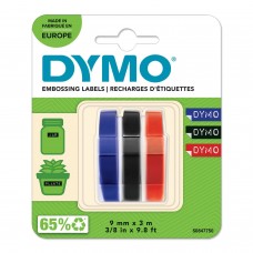 DYMO 3D Tape 9mm x 3m / red/blue/black (S0847750)