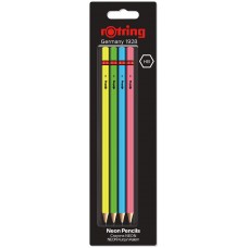 Rotring Core zīmuļu komplekts Neon HB 4 gab. - 2094213