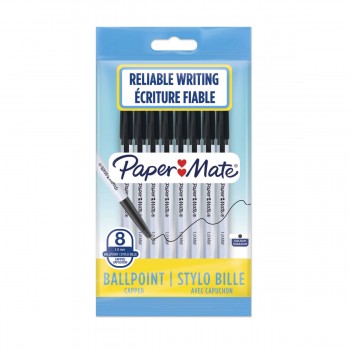 Tušinukas Paper Mate 045 1,0mm juoda 8 vnt. - 2084376