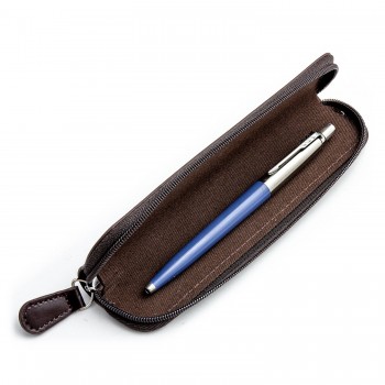 Parker Jotter Blue dovanų rinkinys rudame dėkle