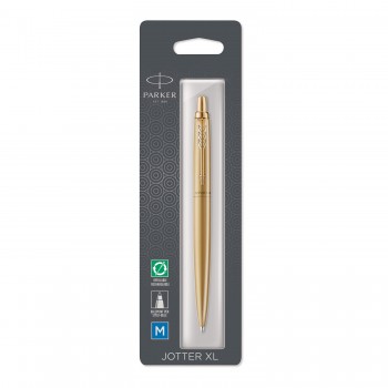 Parker Jotter Monochrome XL zelta GT lodīšu pildspalva blistera iepakojumā – 2122758