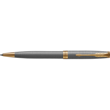 Parker Sonnet Premium Chiselled Silver GT pildspalva ar etuāru - 1931492 / Dāvanu komplekts