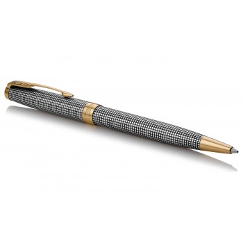 Lodīšu pildspalva Parker Sonnet Premium Chiselled Silver GT - 1931492