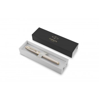 Pildspalva ar vāciņu Parker IM Professionals Monochrome Champagne - 2172955