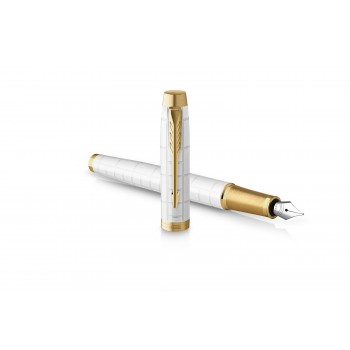 Parker IM Pearl plunksnakočių rinkinys dėžutėje su dovanų maišeliu