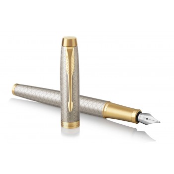 Parker IM Premium Warm Grey GT plunksnakotis (F) - 1931684