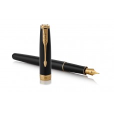 Parker Sonnet Black Lacquer GT plunksnakotis (M plieno plunksna) - 1931495