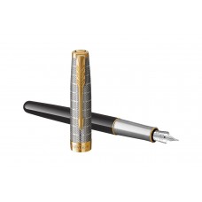 Plunksnakotis Parker Sonnet Premium Metal & Black GT (F) 18 - 2119784 Plunksnakotis Parker Sonnet Premium Metal & Black GT (F) 18 - 2119784