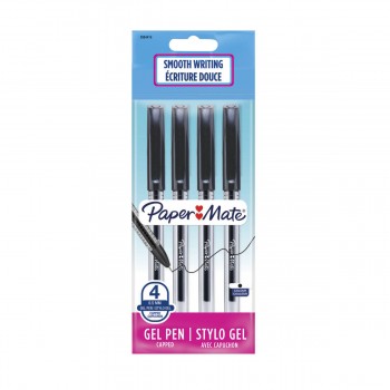 Paper Mate Jiffy želejas lodīšu pildspalva 0,5 mm melna 4 gab. - 2084415