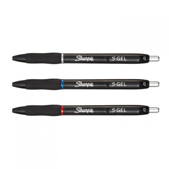 Tušinukų rinkinys Sharpie S-GEL 3-PACK juodas, mėlynas, raudonas - 2136596