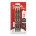 Tušinukų rinkinys Sharpie S-GEL 3-PACK juodas, mėlynas, raudonas - 2136596