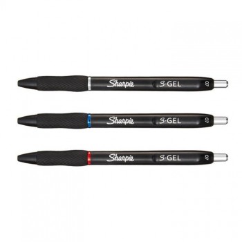 Tušinukų rinkinys Sharpie S-GEL 3-PACK juodas, mėlynas, raudonas - 2136596 Tušinukų rinkinys Sharpie S-GEL 3-PACK juodas, mėlynas, raudonas - 2136596