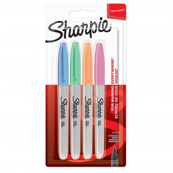 Flomasteris Sharpie Fine Pastelowe 4 vnt. lizdinė plokštelė - 2065402