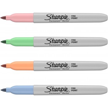 Marker Sharpie Fine Pastelowe 4 lk blister - 2065402