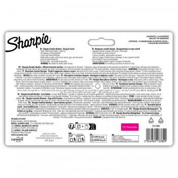 Kūrybiški Sharpie akriliniai žemės spalvų žymekliai (kūginis galiukas) 5 vnt. - 2213380 Kūrybiški Sharpie akriliniai žemės spalvų žymekliai (kūginis galiukas) 5 vnt. - 2213380