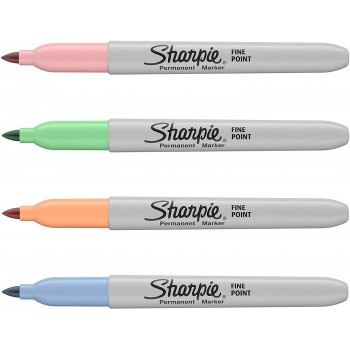 Markeriai Sharpie Fine Permanent Pastel 4 vnt. - 2065402 Markeriai Sharpie Fine Permanent Pastel 4 vnt. - 2065402