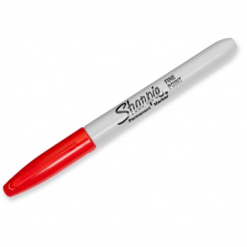 Marker Sharpie Fine Red - S0810940