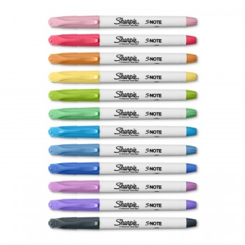 Markerių rinkinys Sharpie S-note Mix 12 vnt. - 2138233 Markerių rinkinys Sharpie S-note Mix 12 vnt. - 2138233