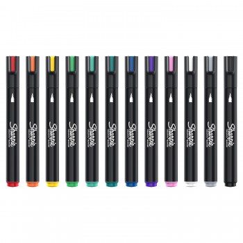 „Sharpie“ akriliniai žymekliai, 12 spalvų + priedai: knygų žymeklis, maišelis, raktų pakabukas „Sharpie“ akriliniai žymekliai, 12 spalvų + priedai: knygų žymeklis, maišelis, raktų pakabukas