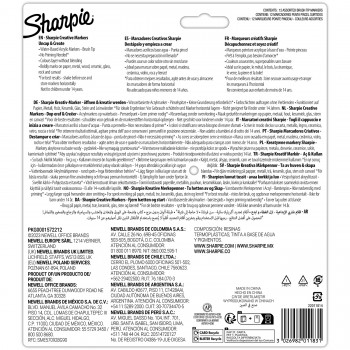 „Sharpie“ akriliniai žymekliai, pagrindinės spalvos, 12 vnt. + priedai: knygų žymeklis, maišelis, raktų pakabukas „Sharpie“ akriliniai žymekliai, pagrindinės spalvos, 12 vnt. + priedai: knygų žymeklis, maišelis, raktų pakabukas