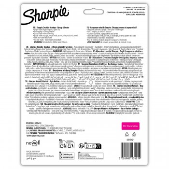 „Sharpie“ akriliniai žymekliai, žemės spalvų, 12 vnt. + priedai: knygų žymeklis, maišelis, raktų pakabukas „Sharpie“ akriliniai žymekliai, žemės spalvų, 12 vnt. + priedai: knygų žymeklis, maišelis, raktų pakabukas