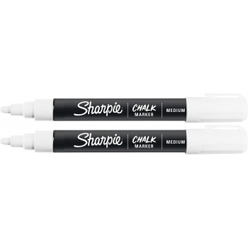 Sharpie kriidimarkerid Valge 2 tk - 2157734