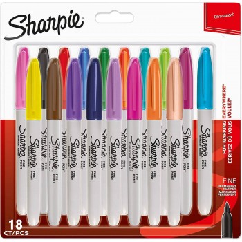 Sharpie Markerid Fine 18 tk. - 1996112