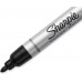 Sharpie metalinis žymeklis mažas apvalus juodas - S0945720