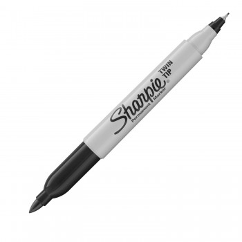 "Sharpie Twin Tip" juodos spalvos žymeklis - S0811100