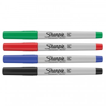 Sharpie Ultra Fine itin ploni standartinių spalvų žymekliai, 4 vnt., 0,5 mm - 1985879 Sharpie Ultra Fine itin ploni standartinių spalvų žymekliai, 4 vnt., 0,5 mm - 1985879