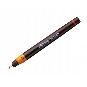 Pisak kreślarski Isograph Rotring - czarny 0.2 mm - 1903397