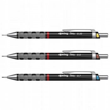 Ołówki automatyczne Rotring TIKKY RD BLK CC - S0801310