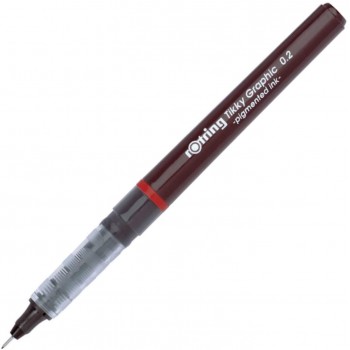 Rašiklis Piešimui / Braižymui Rotring Tikky Graphic 0.2 mm - 1904752