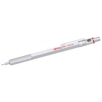 Rotring automatinis pieštukas 600 0,5 sidabrinis - 1904445