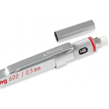 Rotring automatinis pieštukas 600 0,5 sidabrinis - 1904445 Rotring automatinis pieštukas 600 0,5 sidabrinis - 1904445