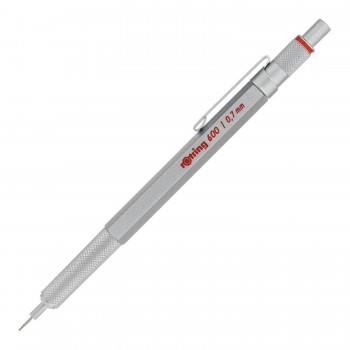 Rotring automatinis pieštukas 600 0,7 Silver - 1904444