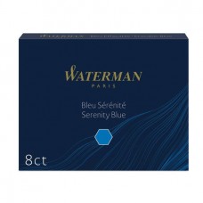 "Waterman Standard Blue Florida" standartinės mėlynos spalvos rašalo kasetės - S0110860