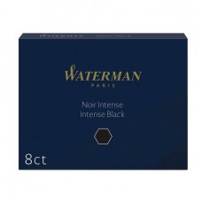 "Waterman" standartinės juodos spalvos rašalo kasetės - S0110850
