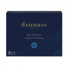 "Waterman" standartinės tamsiai mėlynos spalvos rašalo kasetės - S0110910