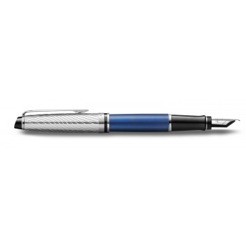 Waterman Expert Deluxe Metallic Blue CT (F) plunksnakotis - 2187650 Waterman Expert Deluxe Metallic Blue CT (F) plunksnakotis - 2187650