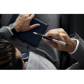 Waterman Expert Deluxe Metallic Blue CT (M) plunksnakotis - 2187681 Waterman Expert Deluxe Metallic Blue CT (M) plunksnakotis - 2187681
