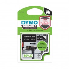 DYMO D1 Durable Tape 12mm x 3m / white on black (1978365)