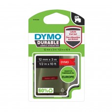 DYMO D1 Durable Tape 12mm x 3m / white on red (1978366)